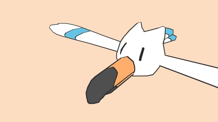Wingull 3D Model