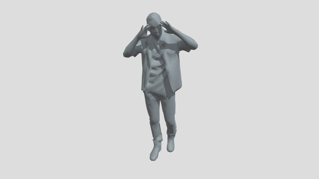 Lowpoly Male Walking