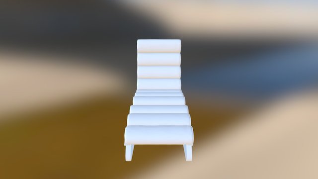 Chaise & Ottoman ***TEST MODEL*** 3D Model