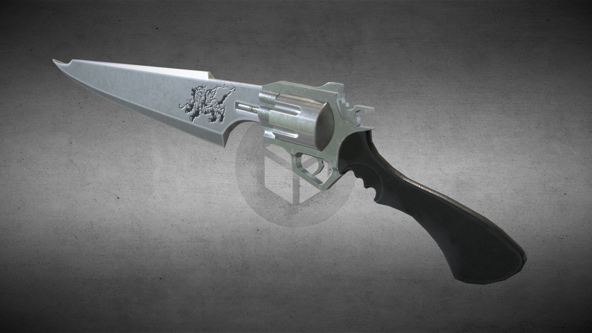 Gunblade - 3D model by kevquant [112eadc] - Sketchfab
