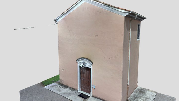 Skydio 3D SCAN -  Dettaglio facciata Chiesa 3D Model