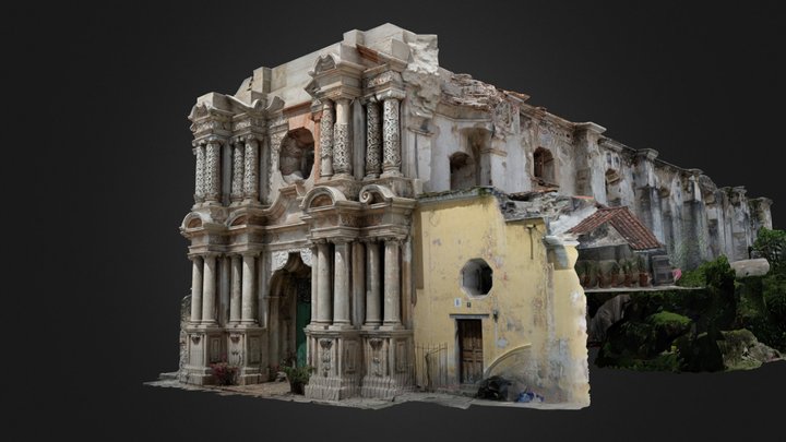 Monumento de Nuestra Señora del Carmen A.G. 3D Model