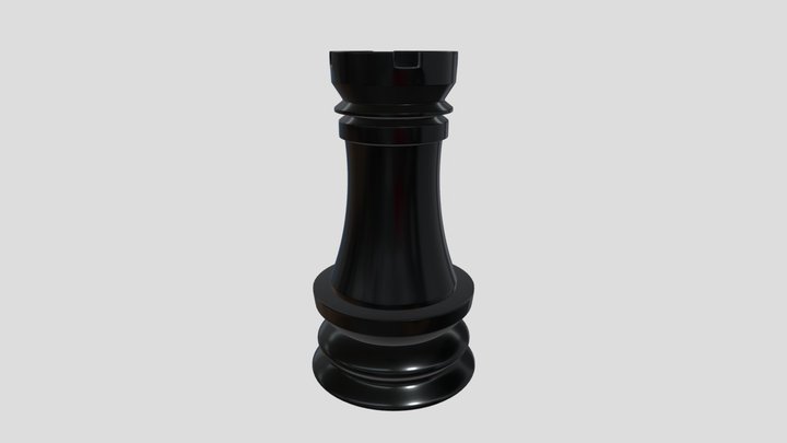 Chess Tower 3D Model