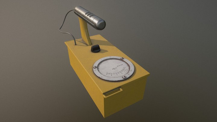 Geiger Counter 3D Model