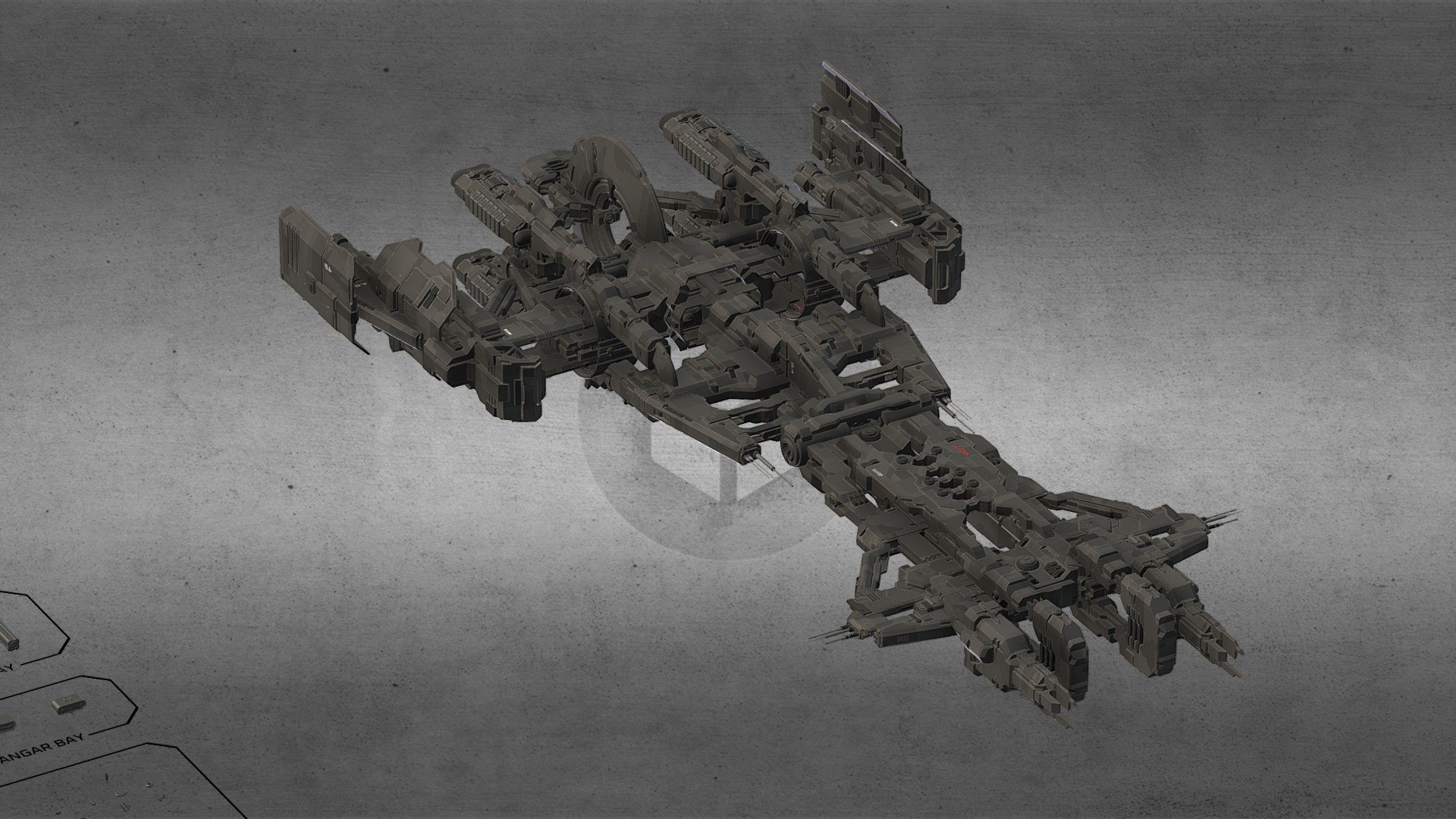 Spaceship Kitbash Pack Buy Royalty Free 3D model by purbosky [1131771