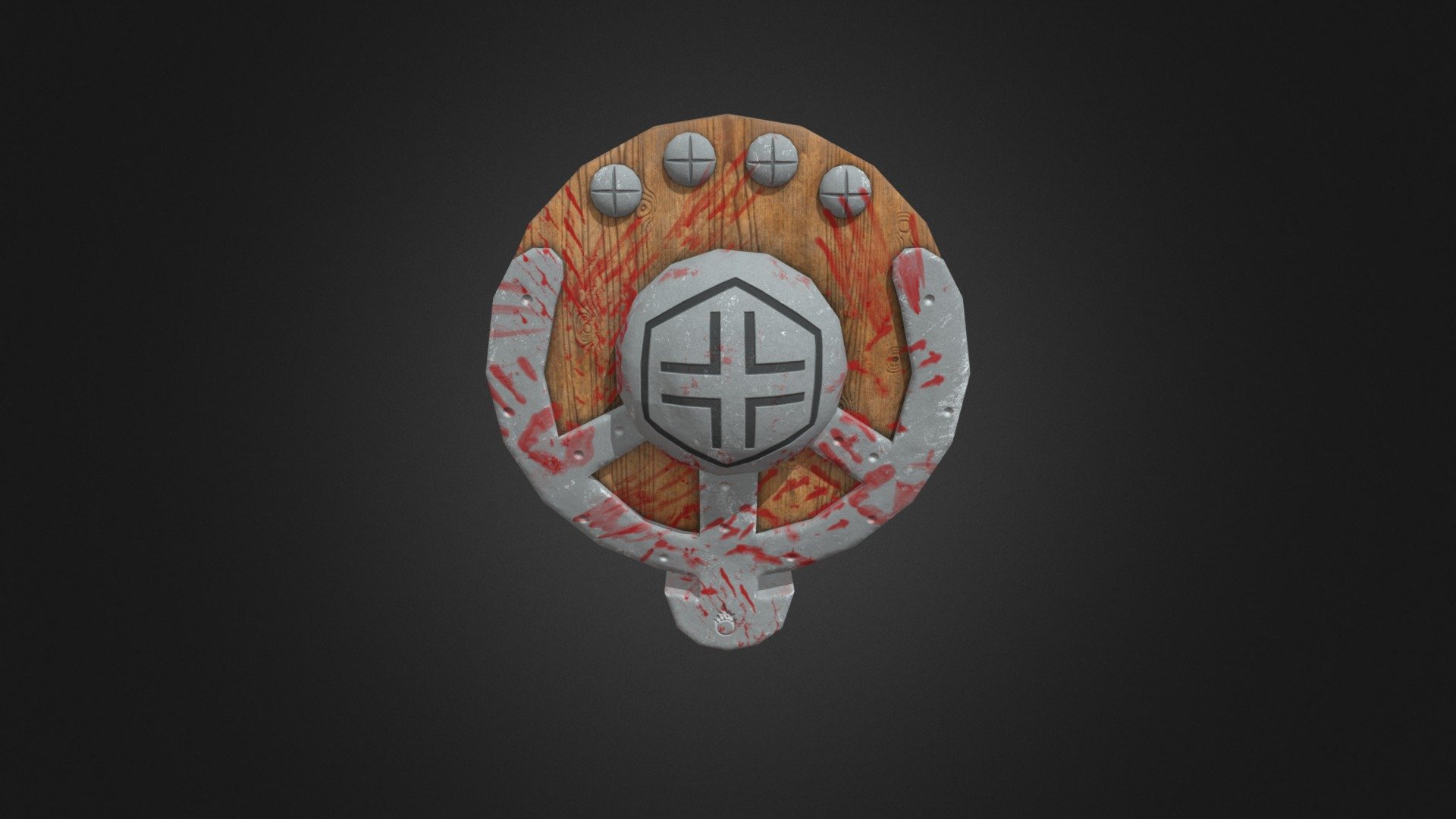 Blood Shield - Escudo sujo de sangue