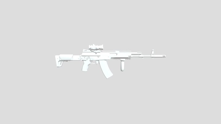 Оружие AKR12 Стандофф 3D Model