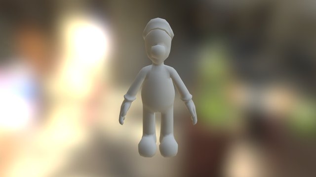 Luigi - MeshSmooth 0 3D Model