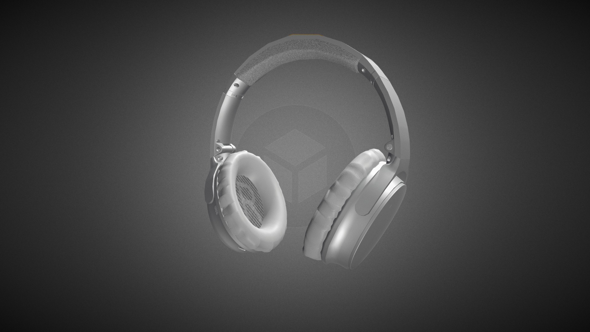 3D model Bose QuietComfort 35 for Element 3D - This is a 3D model of the Bose QuietComfort 35 for Element 3D. The 3D model is about a white headphone with a black background.