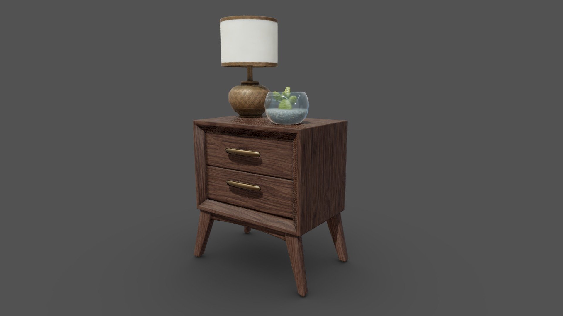 Nightstand Download Free 3D model by EVERMORE3D [11347c9] Sketchfab
