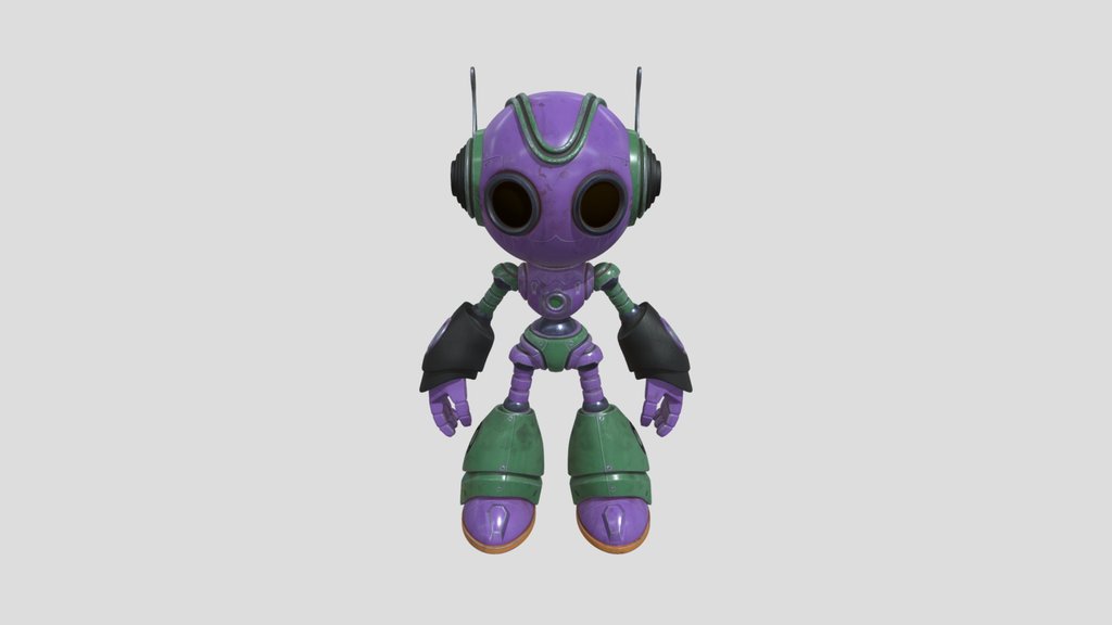 Stylized Robot - Blender & Substance Painter