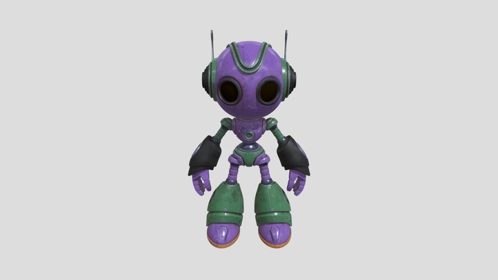 Stylized Robot - Blender & Substance Painter