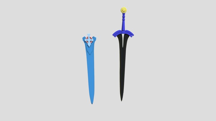 Xcalibur Sword 3D Model