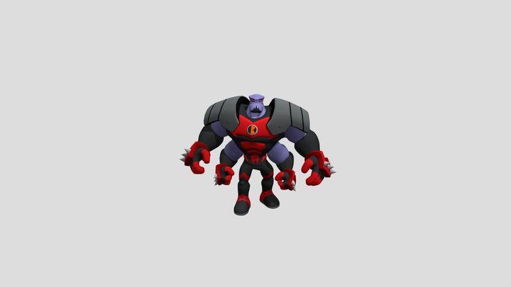 Quadsmack 3D Model