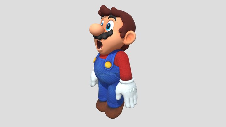 Super Mario Odyssey - Mario 3D Model