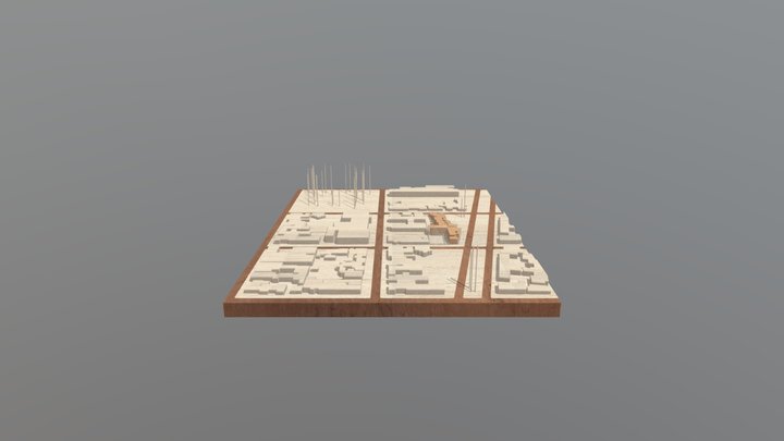 render tipo maqueta 3D Model