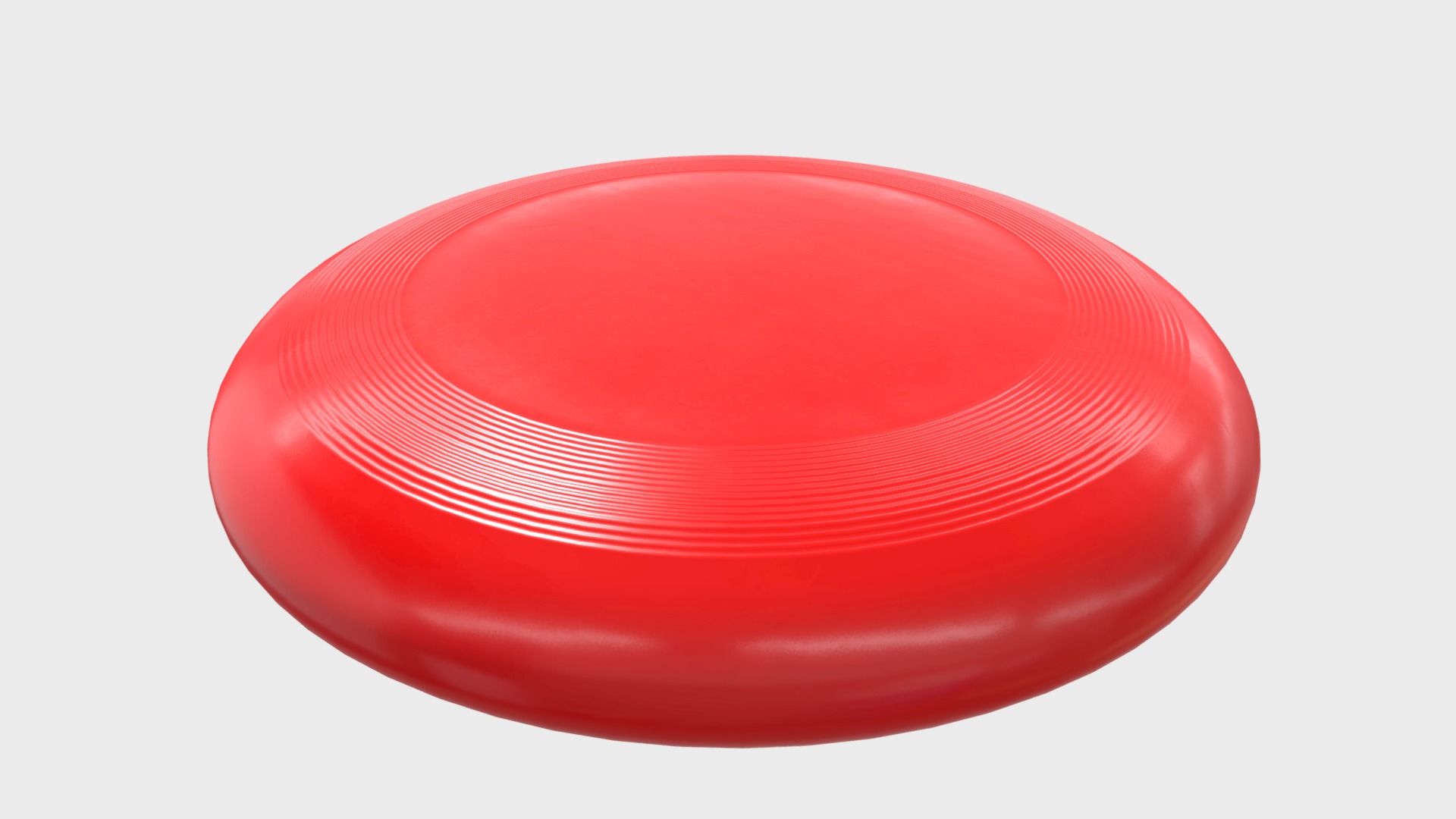 3D model Flying disc - This is a 3D model of the Flying disc. The 3D model is about shape, circle.
