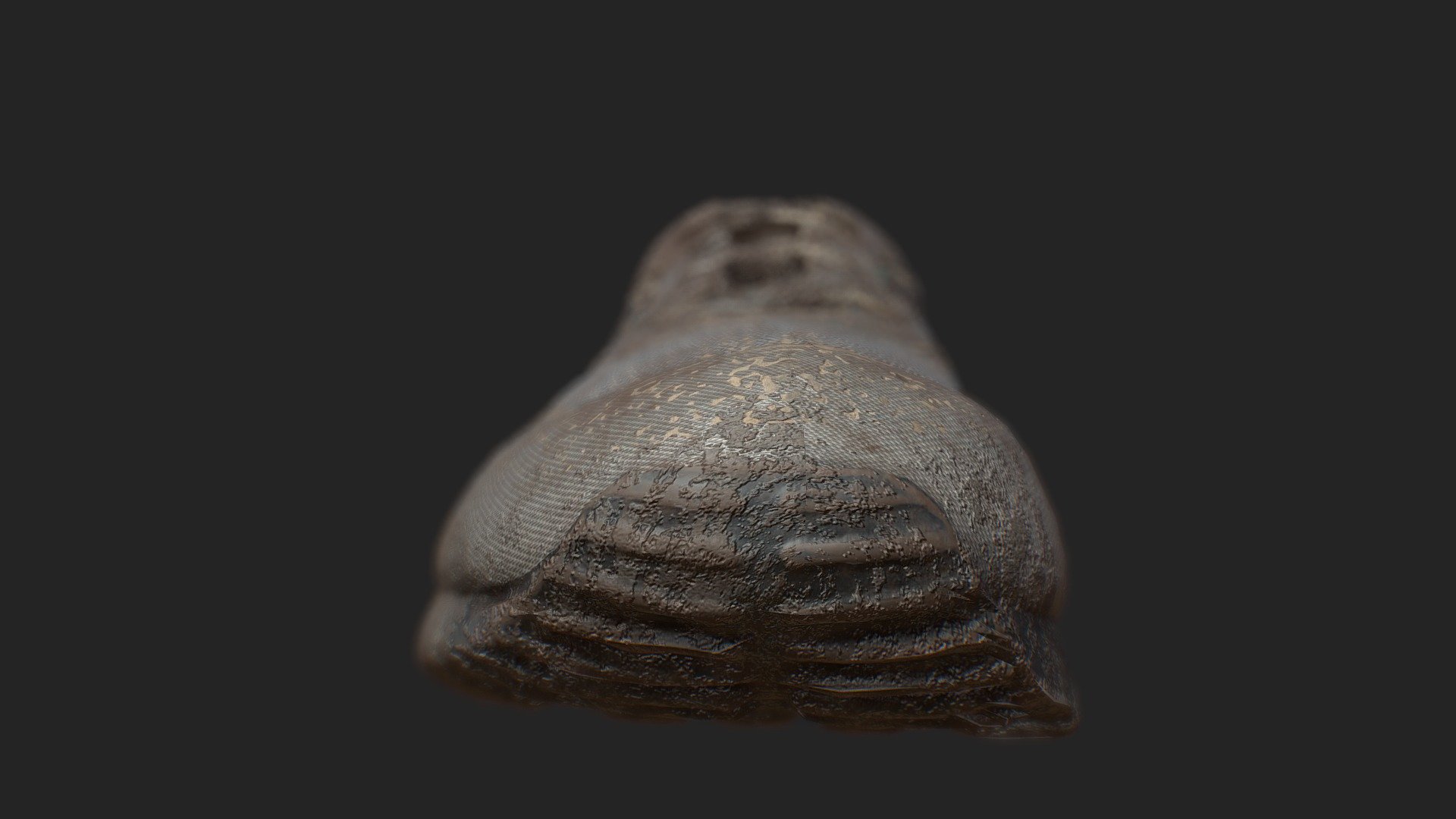 Worn out shoe