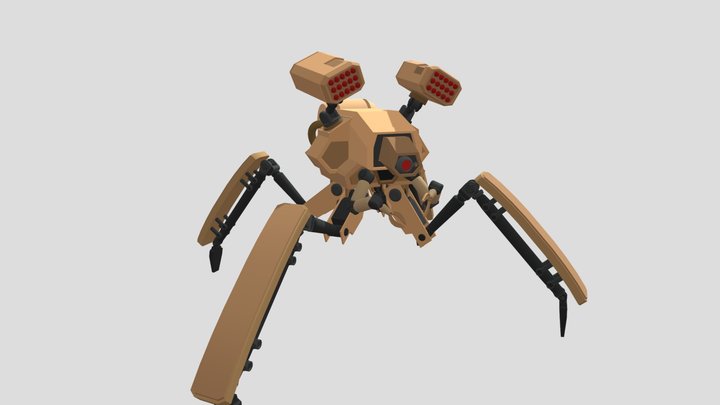 Робо-паук 3D Model