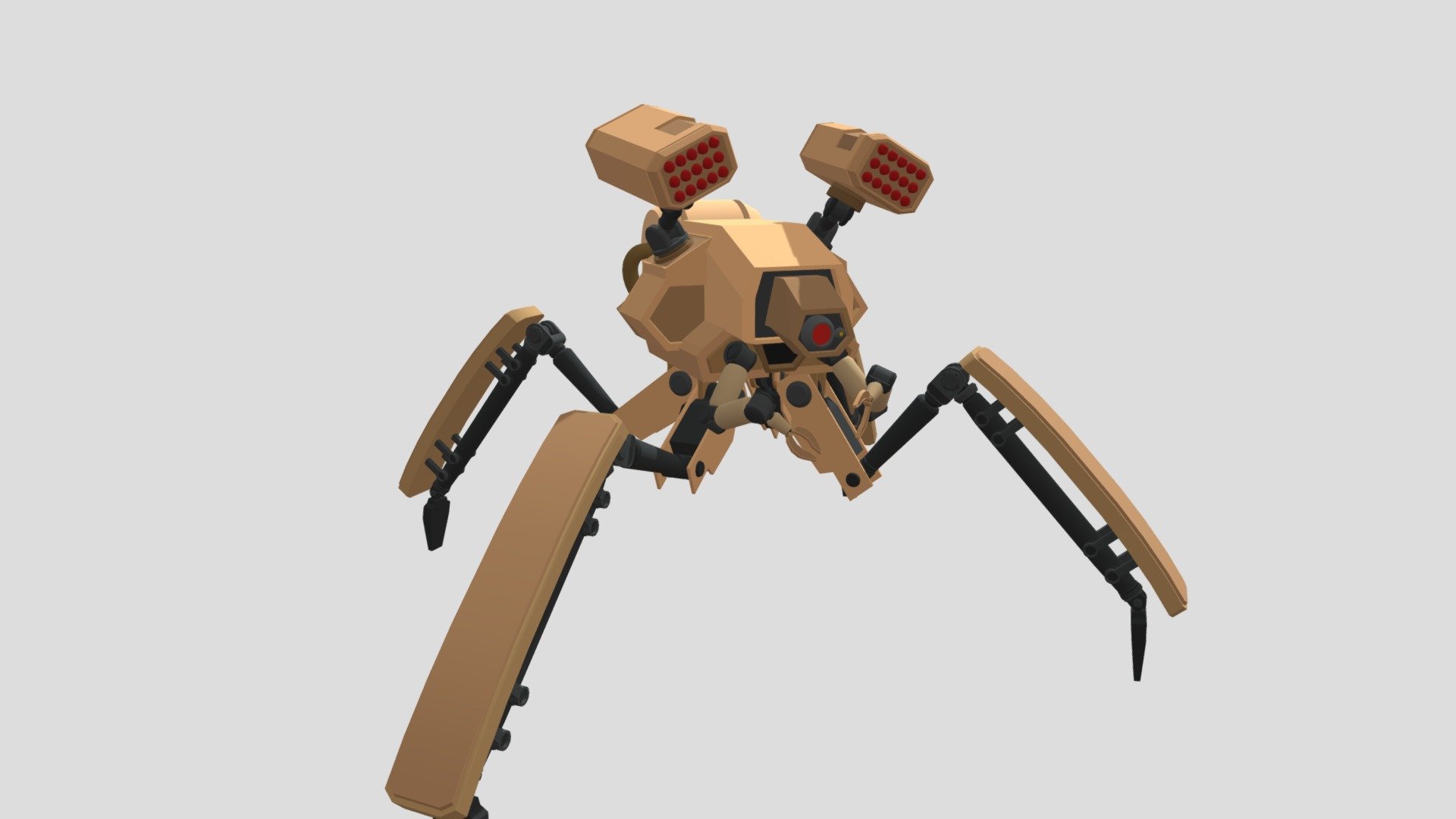 Робо-паук - 3D model by n771661 [113693a] - Sketchfab