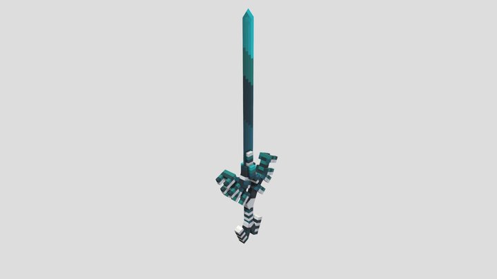 Sculk sword var 1 3D Model