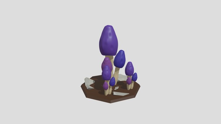 Simple Mashroom 3D Model