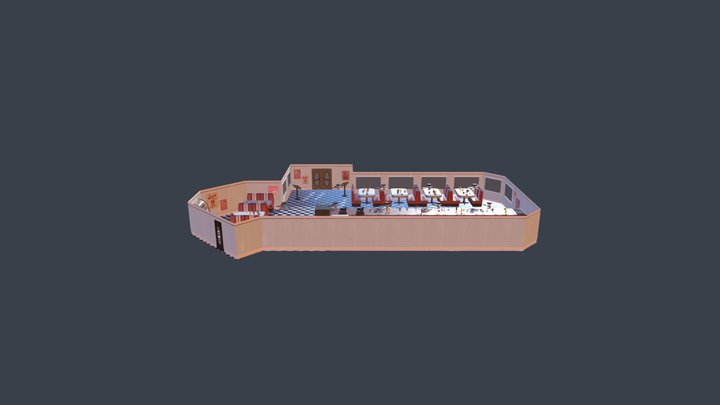 Diner 3D Model