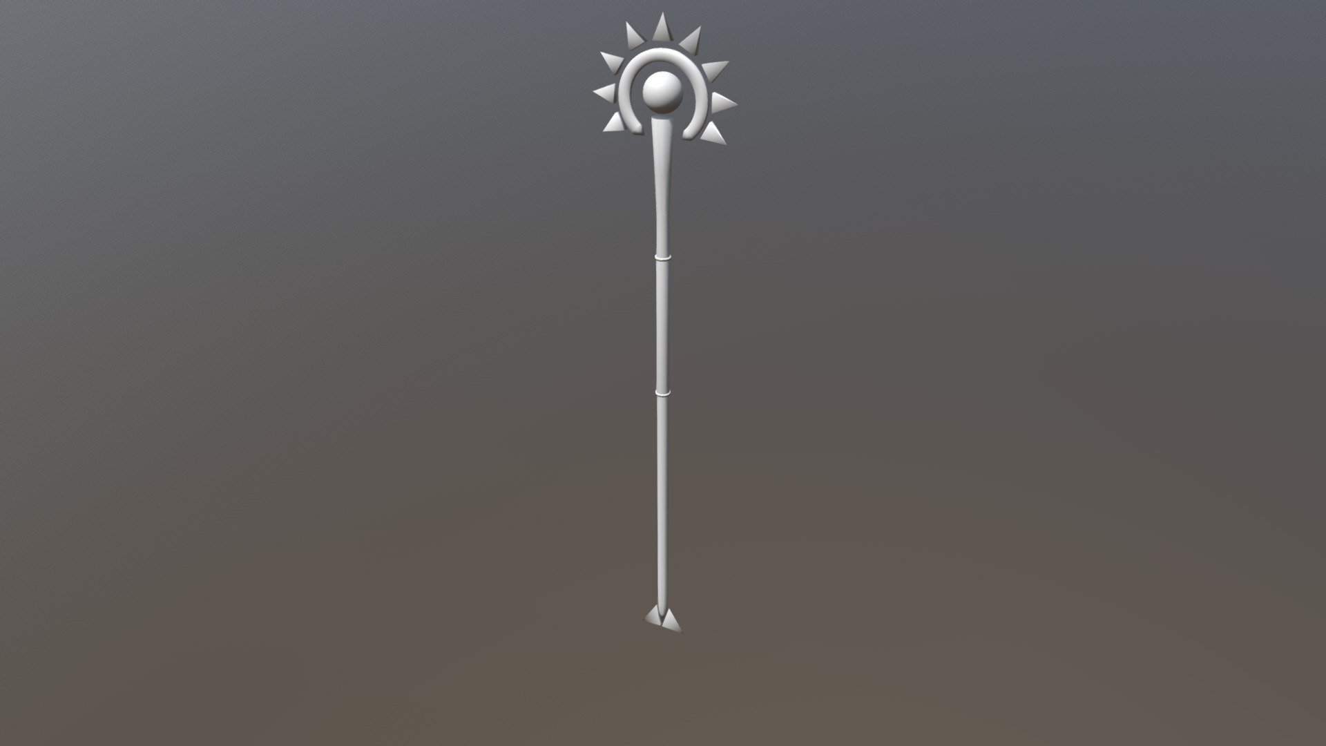 Wizard Staff Untextured