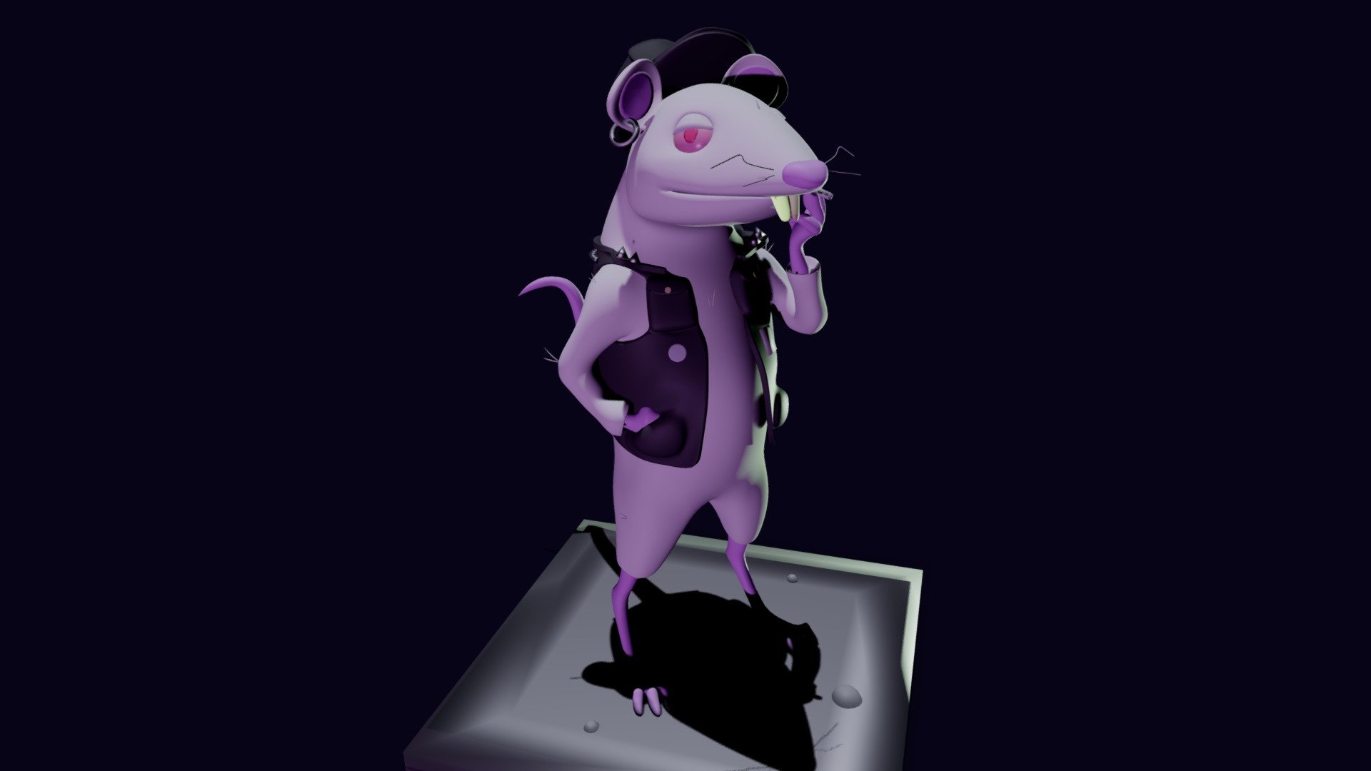 Punk Mouse Model - Download Free 3D model by spritemare [113b81f ...