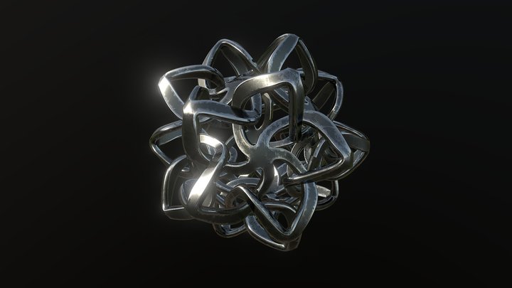 Interlocked Star 3D Model