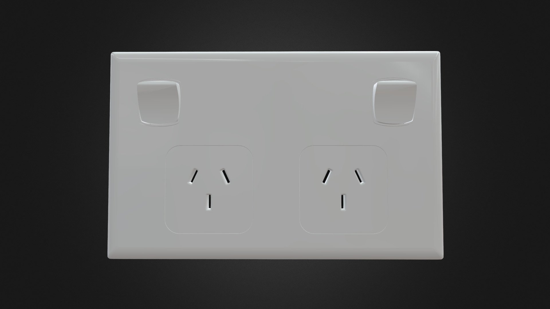 2 Point Plug - Download Free 3D model by Recourse Design ltd ...