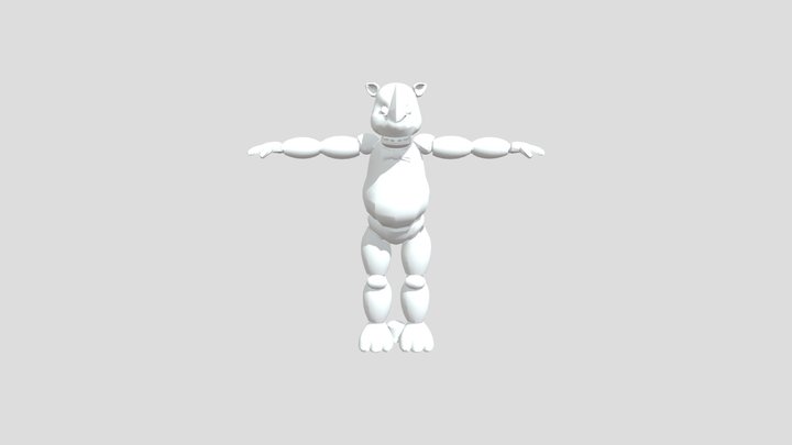 Rhino Animatronic 3D Model