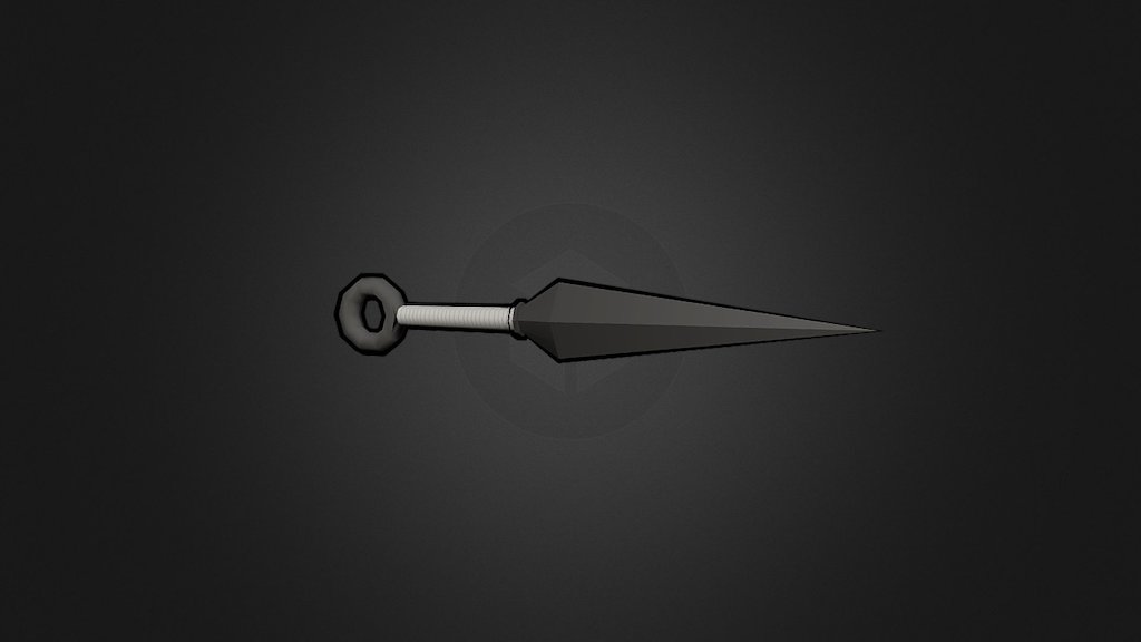 Low Poly Kunai