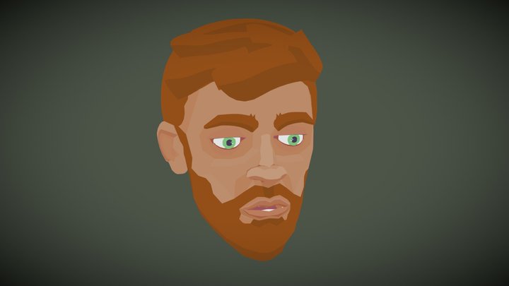 Bearded Fellow 3D Model