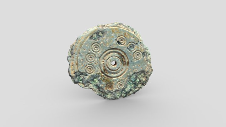 Scheibenfibel Norddeutschland 3D Model