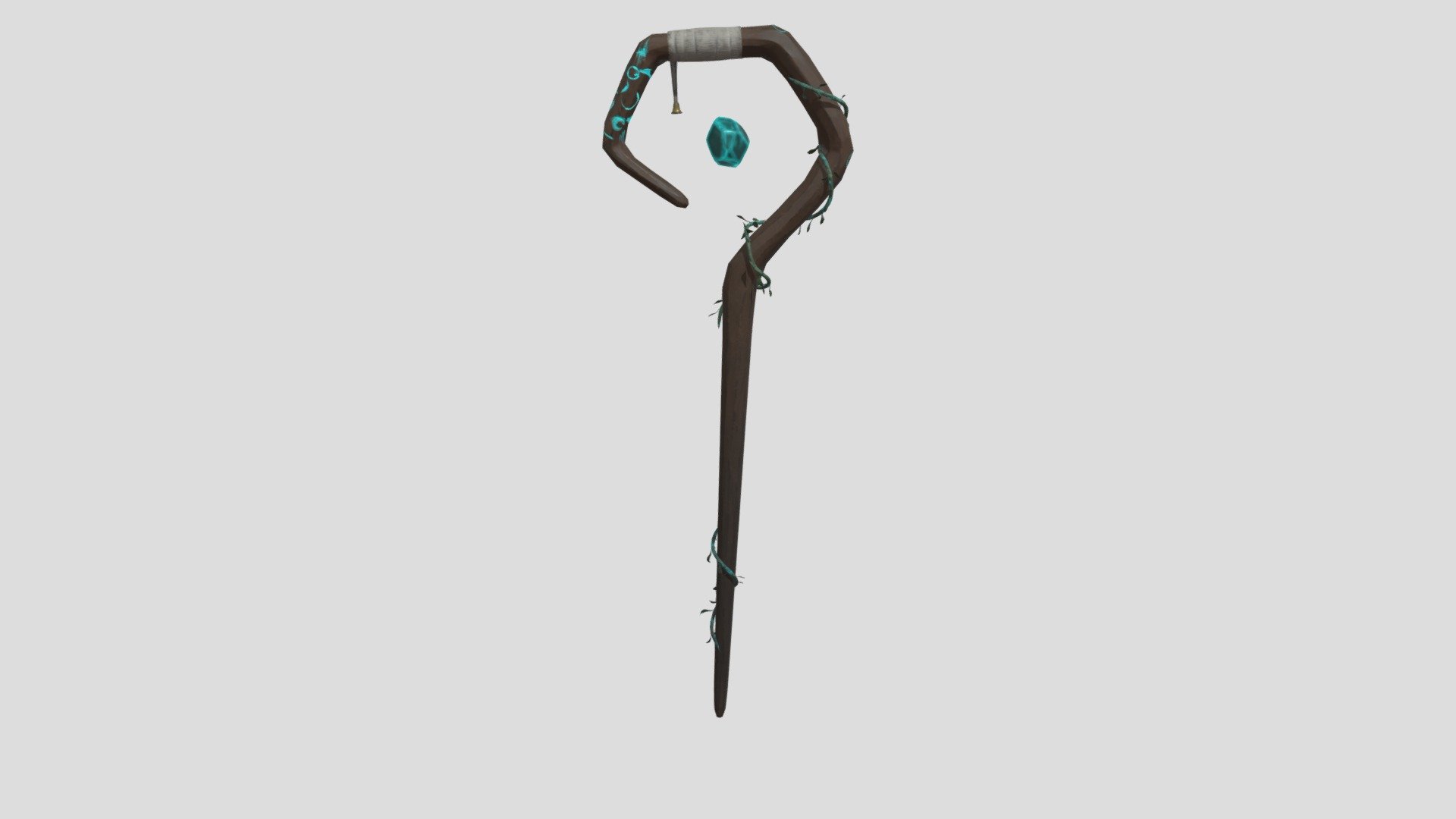 Runic Wand - Stylized 3D Model - 3D model by harry potar (@harrypotar ...