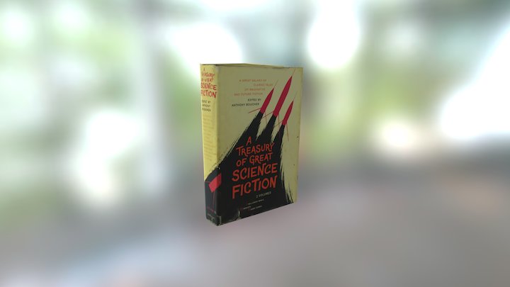 Book - A Treasury of Great Science Fiction 3D Model