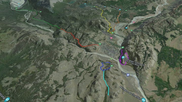 Randonnée El Chaltén 3D Model