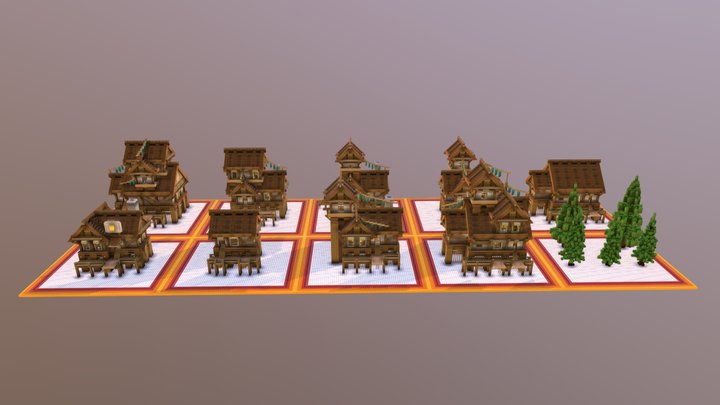 Asset Pack House 1 3D Model