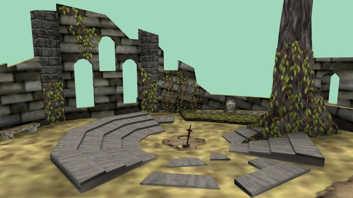Firelink Shrine - WIP 3D Model