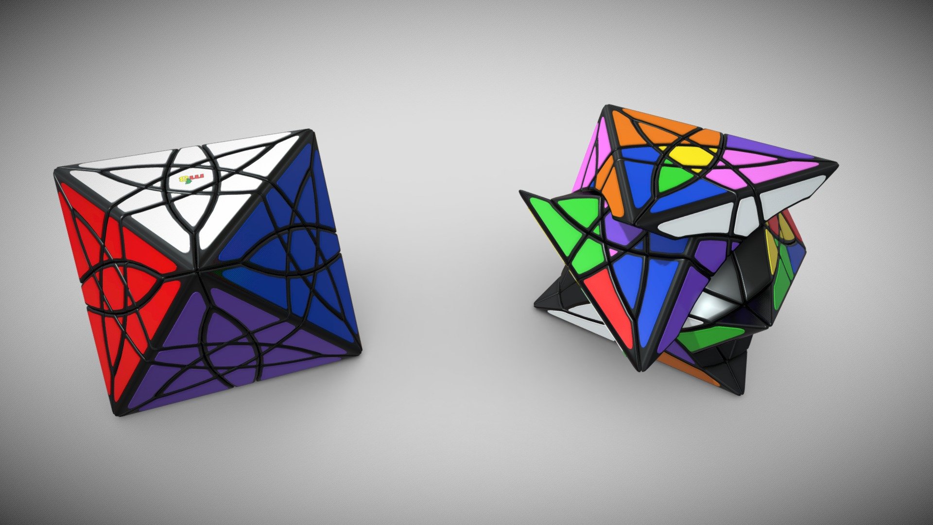 MF8 Clover Octahedron / Atomic Octahedron - 3D model by SonnyG1 ...