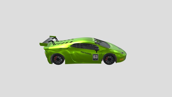 Lamboghini Huracan GT3 Evo (2019) 3D Model