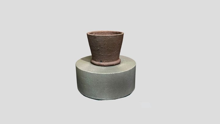 Beaker on Circular Ground by Julian Stair 3D Model