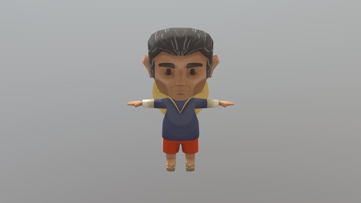 farmer 3D Model