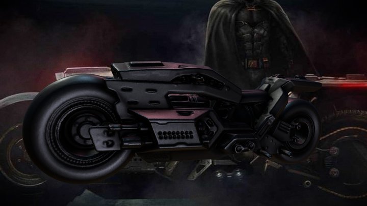 Batcycle - The Flash Movie- 3dmakerpro 3D Model
