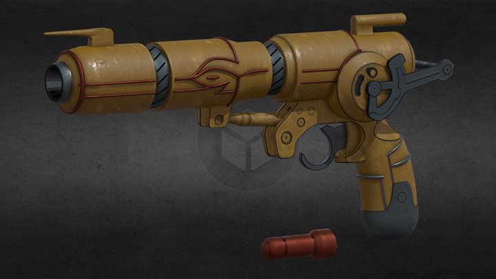 Caster Gun – Modello 3D gratuito STL