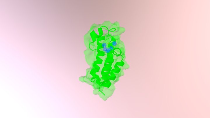 1E6i - Gcn5p bromodomain + H4 peptide segment 3D Model