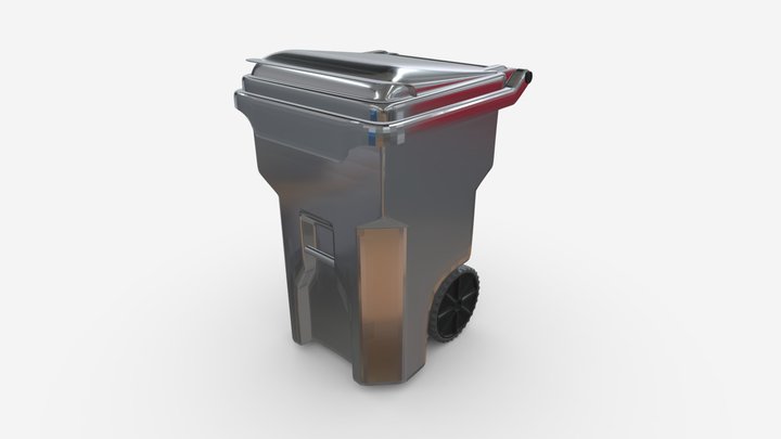 TrashBin 3D Model