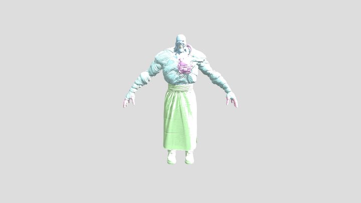 Nemesis-resident-evil-3-remake- 3D Model