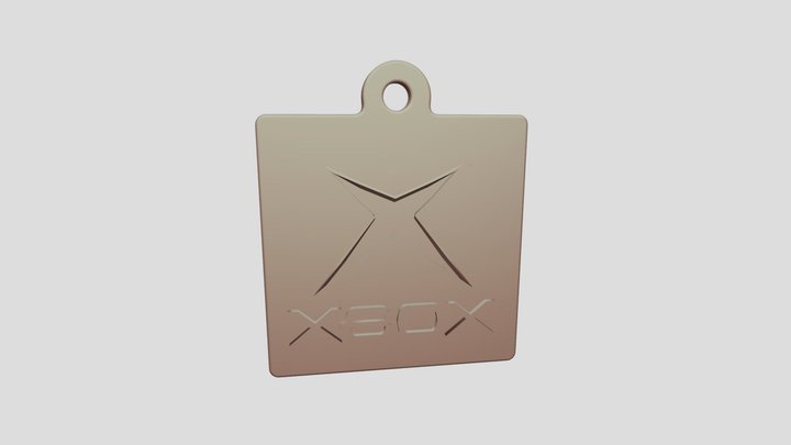 Xbox Keyring 3D Model